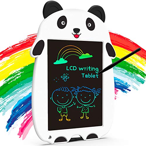 KingsDragon LCD Writing Tablet Drawing Doodle Board, Colorful Toddler Doodle Board Drawing Tablet, Erasable Reusable Electronic Drawing Pads, Educational and Learning Toy for Boys Girls(Panda)