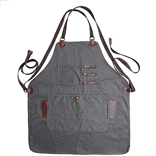 MX kingdom Delantal De Trabajo Unisex De Lona Encerada，Resistente para Productos...