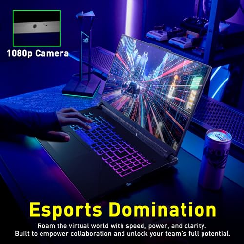 Image of ASUS ROG Strix G18 Gaming Laptop, NVIDIA GeForce RTX 5070, AMD Ryzen 9 7940HX, 64GB RAM, 5TB Storage(4TB SSD+1TB Docking Station), Backlit Keyboard, 18 inch 2.5K 240Hz Display, Win 11, Gray