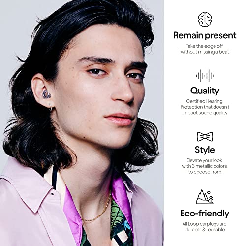 Loop Experience Ear Plugs For Concerts – High Fidelity Hearing Protection For Noise Reduction, Motorcycles, Work & Noise Sensitivity – 8 Ear Tips In Xs, S, M, L – 18Db Noise Cancelling #TOP2