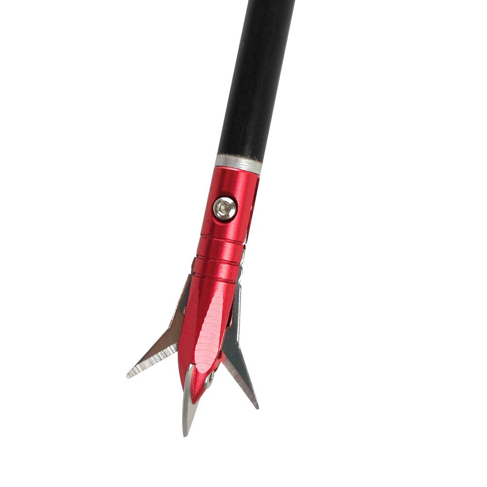 Pointes de flèche 100 Grains 3 Lames Têtes de Flèche Broadheads pour Chasse au Tir à l’Arc Arbalète
