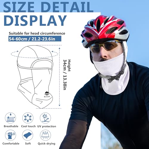 Image of Balaclava Ski Mask, Sun UV Protection Breathable Full Head Face Mask for Men Women Skiing Cycling