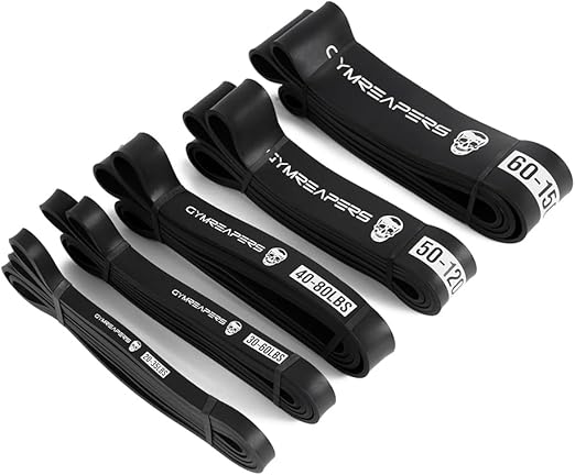 Gymreapers Pull up Resistance Bands for Weight Lifting, Pull Ups - Assistance Bands for Powerlifting, Stretching, WOD, Strength Training - for Men & Women