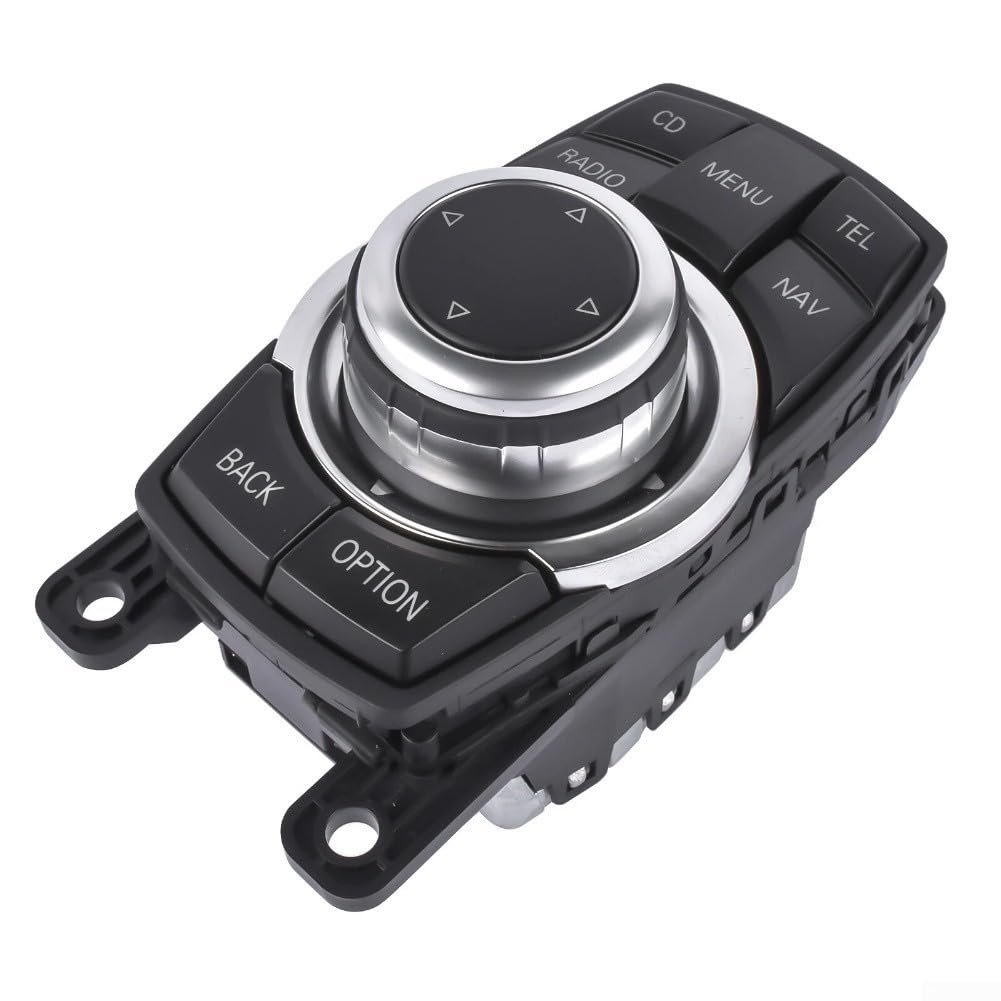 MultiMedia Knopf Schalter Controller Ersatzteil für BMW F07 F01 F02 F03 F04 F10 F11 X3 F25 Kompatibel mit 5er 7er Serie OEM 65829206444 9206446
