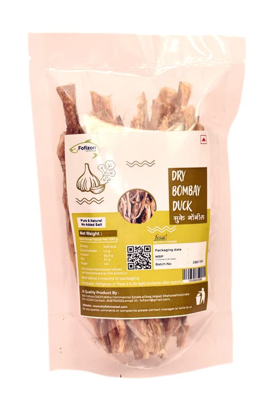 Fofizons | Dry Bombay Duck (Bombil) | Cleaned, Trimmed and Cut - Head & Tail | 100g (B0C5D23X56) Amazon Price History, Amazon Price Tracker