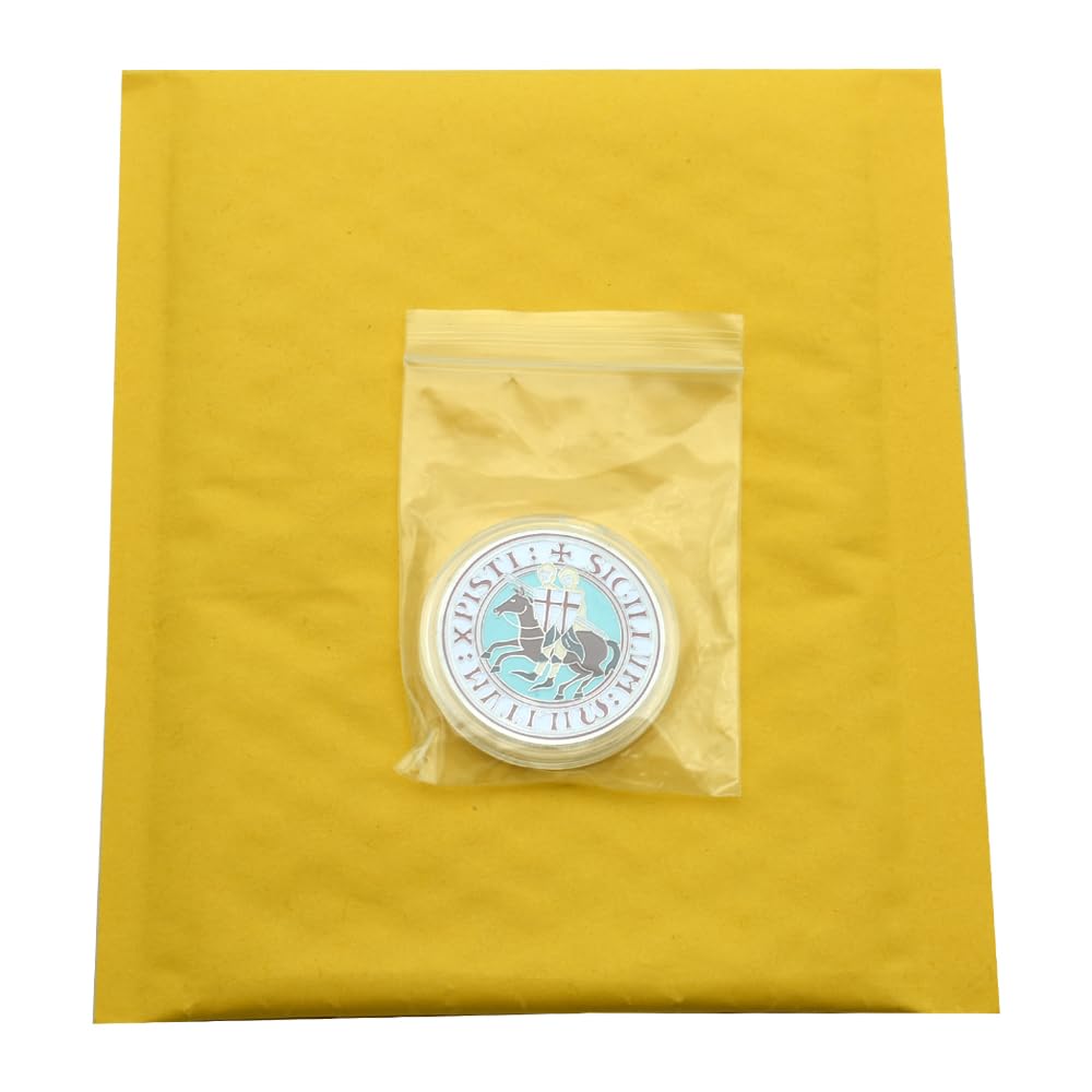 Knights Templar Challenge - Moneta commemorativa da collezione con medaglione in metallo