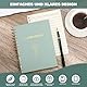 JIANTA Kassenbuch A5, Spiralfinanzbuch, Haushaltsbuch Ein und Ausgaben, Ausgaben Tracker Finanzplaner Budgetverfolgung Deutsch für Rechnung Kleinunternehmen, 140 Seiten