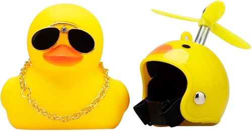 Miniatura 5 de wonuu - Adornos de goma para coche, diseño de pato, color amarillo