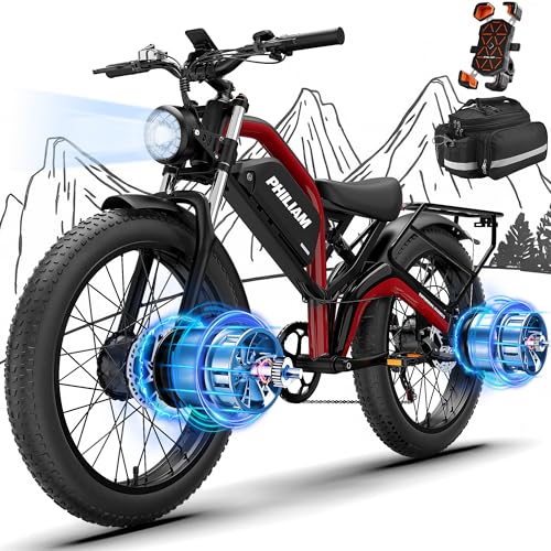 Electric Bike for Adults, 3000W 35MPH Dual Motor...