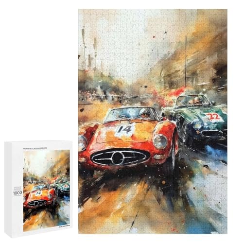 Puzzles pour adultes car racing 1000 pcs tableau mécanique
