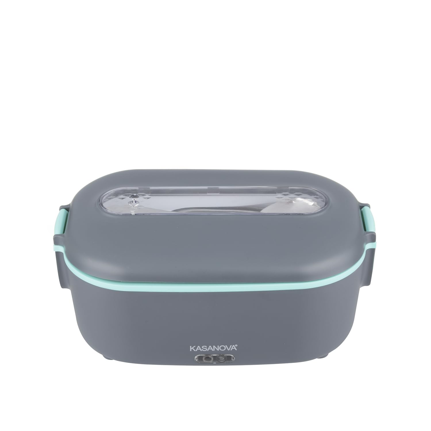 Scaldavivande elettrico 70 W con posate e contenitore 1,5 L blu