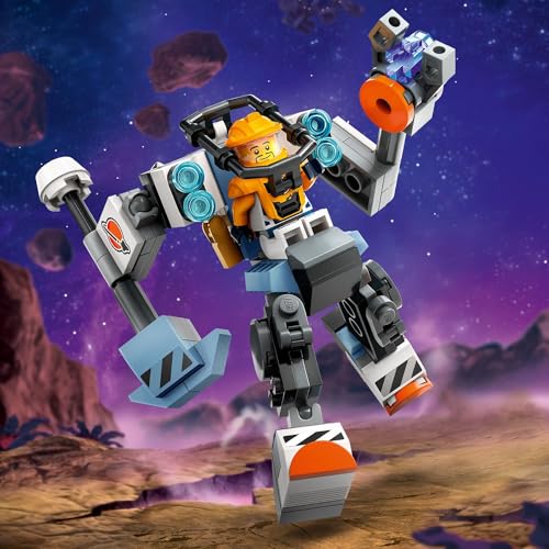 LEGO City Uzay İnşaat Robotu 60428-6 Yaş ve Üzeri Çocuklar için Uzay Aracı İçeren Yaratıcı Oyuncak Yapım Seti (140 Parça)