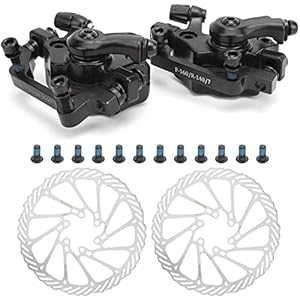 VGEBY Bike Schijfremset, Universele Sterke Remkracht Voor Achter Schijfremklauw Set voor Mountainbike Fiets