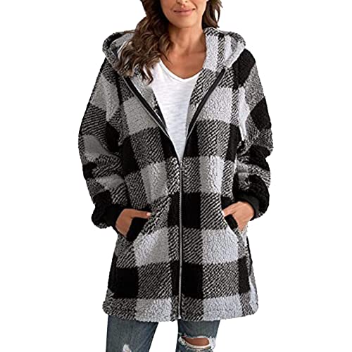 Cocila Chaquetón Mujer Invierno Talla Grande Abrigos De Paño Parka Larga Chaqueta Vaquera Perlas Ofertas Black Friday 2024