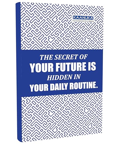 Image of KAANUKA Long Size Notebook - 140 Pages, Ruled, Single Line, Long Size - 27.2cm X 16.7cm, Pack Of 6 Notebooks, Long Size Single Line Notebooks for School Students
