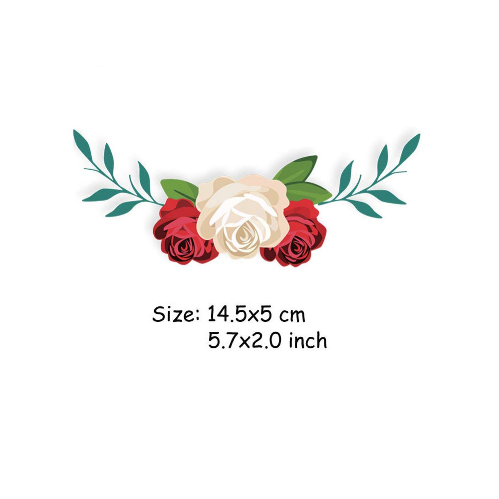 Flower & Butterfly Iron On Patches – 49 Pcs Heat Transfer Vinyl Decals For Clothes, Jackets, Backpacks, DIY Customization