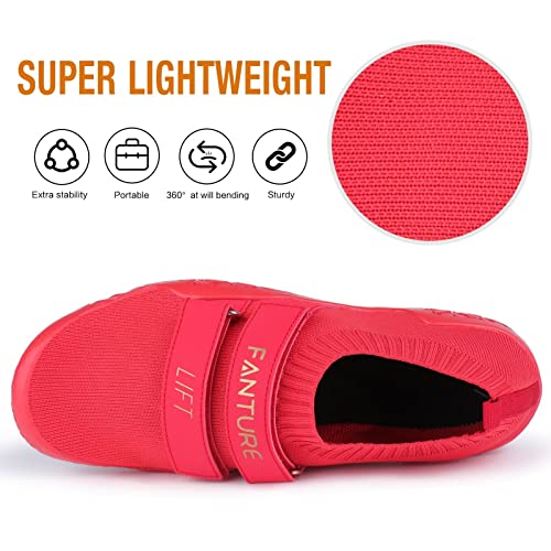 FANTURE Men's Women's Weightlifting Shoes Deadlift Squat Training Footwear Minimalist Barefoot Gym Sneakers2
