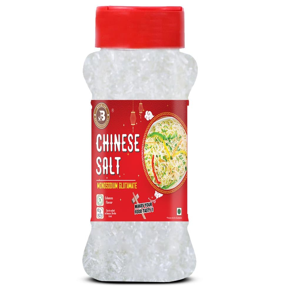 Brew Lab Chinese Salt AjinoMoto | Monosodium Glutamate (MSG) Ajino-Moto | Umami Seasoning | Seasoned salt (100 g)