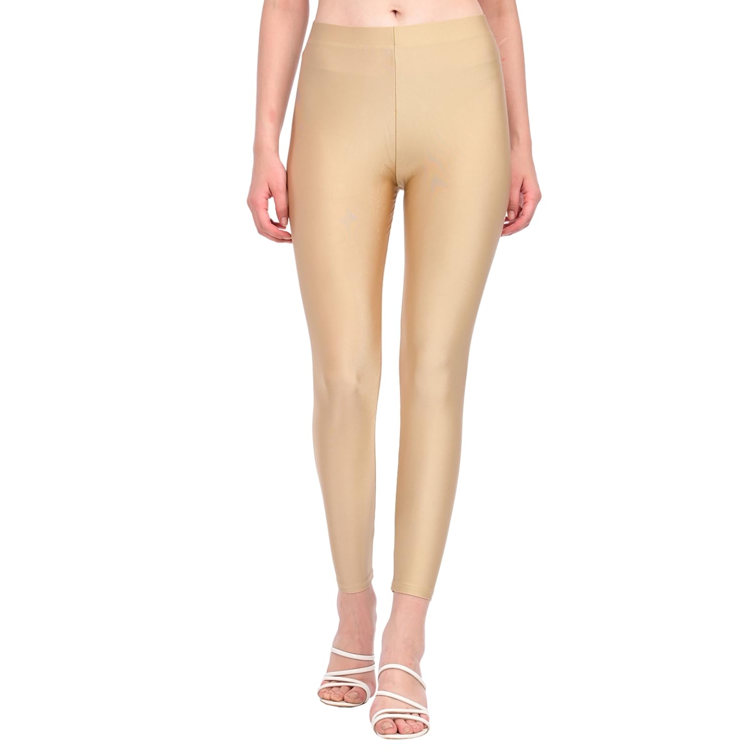 Shimmer Ankle Leggings for Women Stretch Casual-picture-10