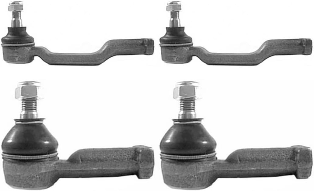 GZTianSai 4PCS Front Tie Rods Inner and Outer Complete Kit
