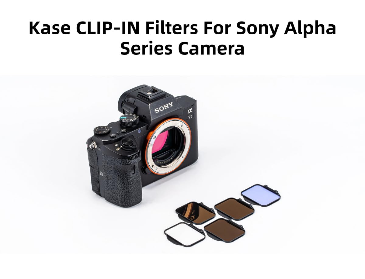 Kase クリップイン4フィルターキット UV ND8 ND64 ND1000 Amazon.com : Kase 4 in 1 Clip-in Filter Kit (MCUV/ND8/ND64
