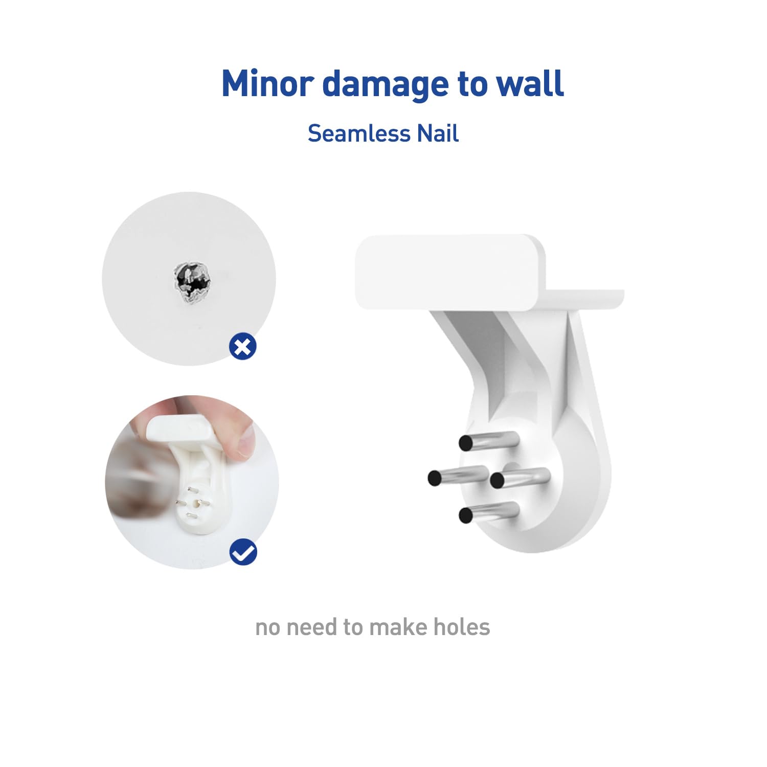 AREAJD Projector Wall Mount Shelf, Projector Shelf, Projector Mount Wall Floating, Projector Shelf for Wall Accessories, Projector Wall Mount Shelf, Projector Holder, Projector Stand Wall White