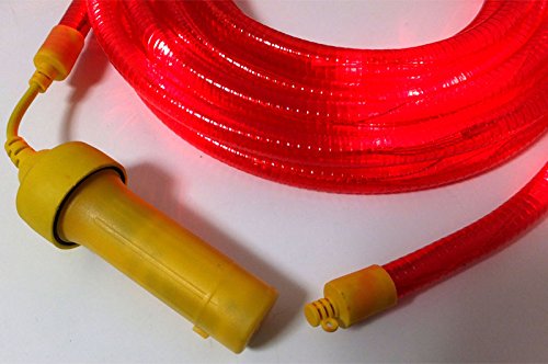 LEDチューブライト 赤10m　乾電池式　美品　点灯確認済み4本セット乾電池あり Amazon.co.jp: 乾電池式LEDチューブライト・赤交互点滅（10m