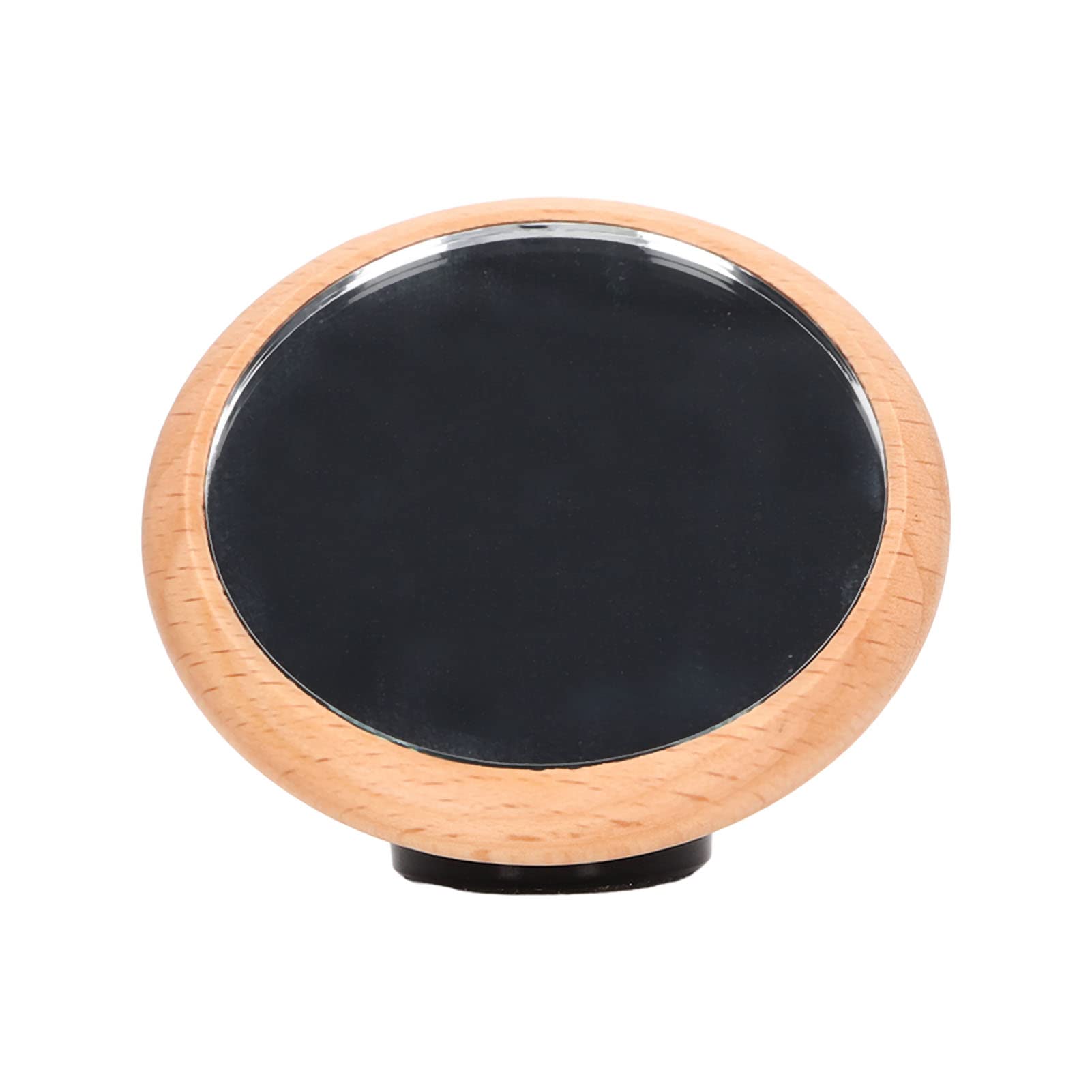 Coffee Brewing Mirror, Good View Angle Coffee Tamper Reflective Mirror 360 Degree Rotatable Easy Maintenance Easy Observation for Coffee Making (Black)