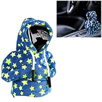 Occzin Leuchtend Schaltknauf Hoodie,Leuchtend Auto Schaltknauf Abdeckung,4.7 Zoll Auto Schalthebel Schutz Deko, Funny Sweater Hoodie für Gearshift,Automotive Interieur Zubehör