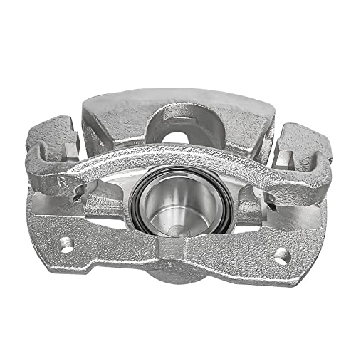 Image of Detroit Axle - Front Passenger Side Disc Caliper + Ceramic Brake Pads Replacement for Lexus HS250H Toyota RAV4 Prius V Scion xB - 3pc Set
