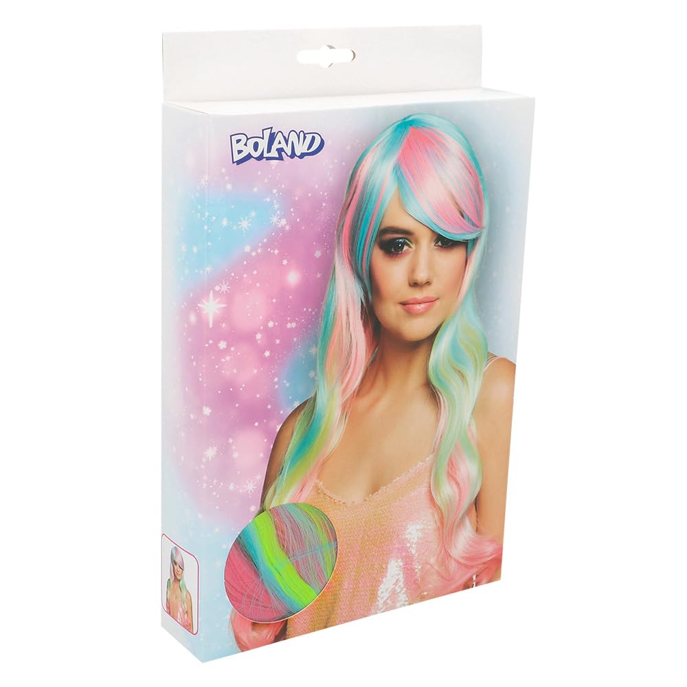 Boland 85047 Heaven Wig Multi-Coloured