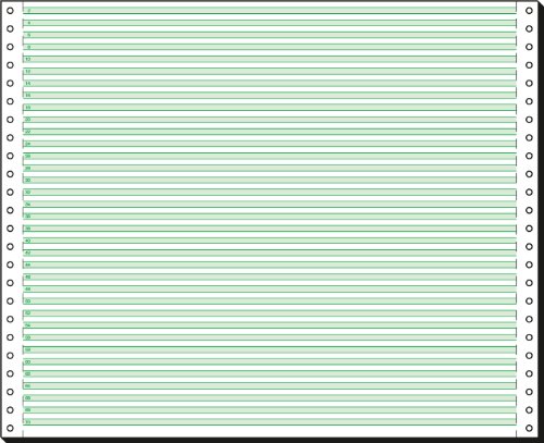 Papier continu 12 pouces SIGEL A3 paysage 60g pour listing matriciel