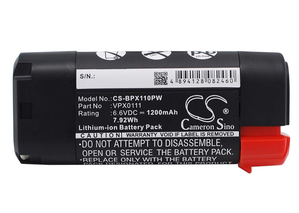 CS-BPX110PW Battery 1200mAh compatible with [Black & Decker] VPX1101, VPX1101X, VPX1201, VPX1212, VPX1212X, VPX1301, VPX1301X, VPX1401, VPX1501, VPX2102 replaces VPX0111