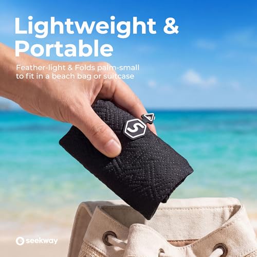 Image of SEEKWAY Water Shoes Quick-Dry Aqua Socks Barefoot Slip-on for Beach Pool Swim River Yoga Lake Surf Women Men Black SK001