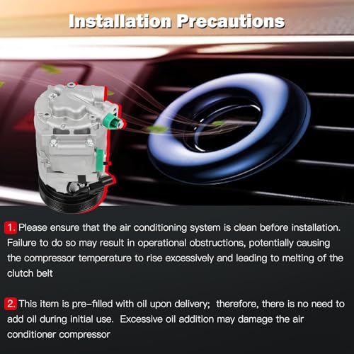 Image of Air Conditioning Compressor for Hyundai Sonata for Kia Optima 2.4L 09-2010