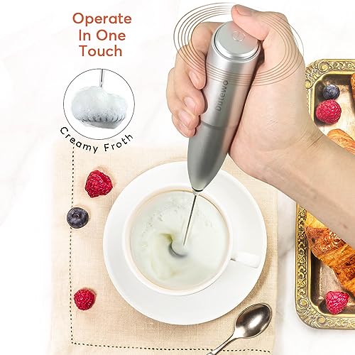 Dutewo D-02 Hand Mixer Milk Frother For Coffee - Dutewo Frother Handheld Foam Maker For Lattes, Electric Whisk Drink Mixer Mini Foamer thumb #2