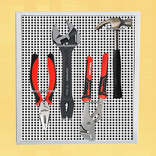 Suiwotin EKIS1073 16Pcs Pegboard Pliers Holders, Stainless Steel Shelving Accessories, Double Loop Pliers Hook thumb #6