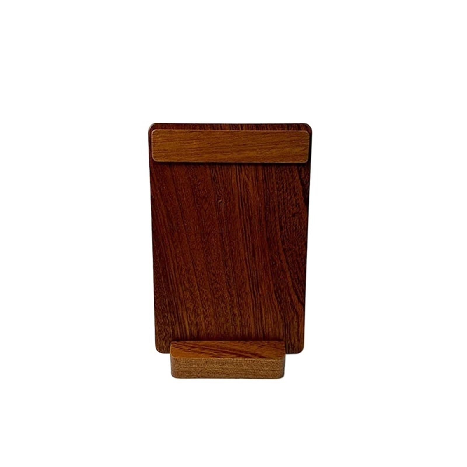 Portablocco Cartella con clip in legno massello Blocco for appunti vintage A4 | Con Menu for Appunti In Legno for Caffè E Ristorante(Color2)