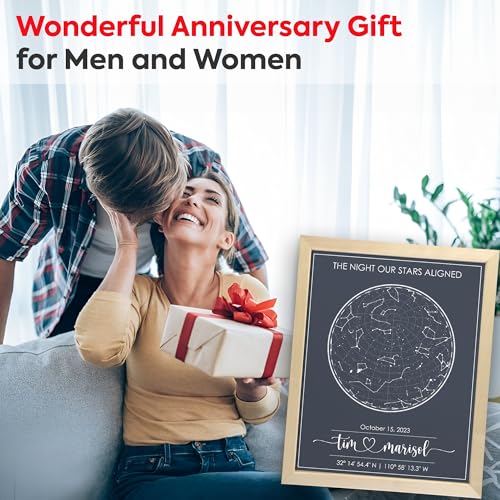 Dream Big Printables Custom Star Map For Specific Date Art Print thumb #2