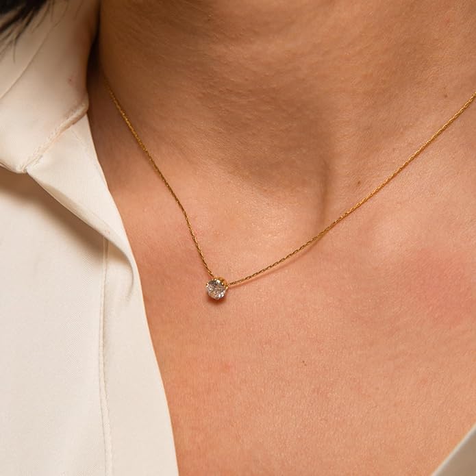 Image of Necklace Set For Women Stylish | Anti Tarnish Waterproof Stainless Steel Chain Pendant Necklaces Jewelry for Love | Gold Plated Jewellery Accessories for Woman & Girls | Birthday Gift for Wife & Girlfriend