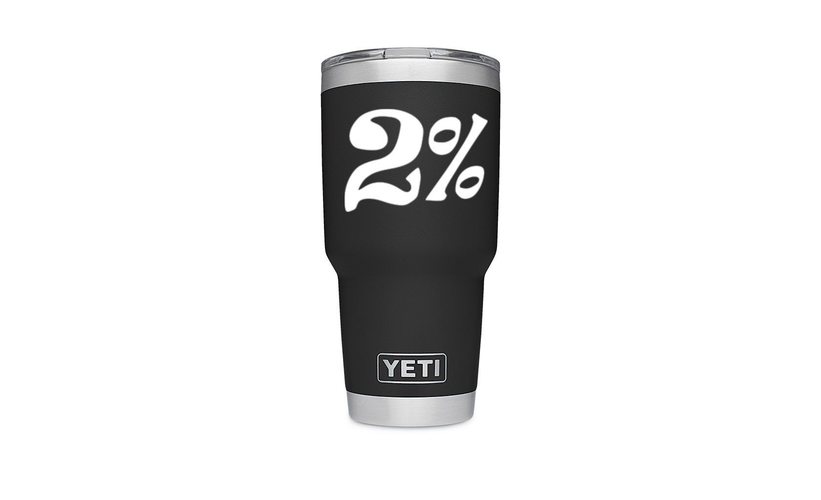 ViaVinyl Two percent vanner genuine decal. 2% decal is the perfect vanlife decal!