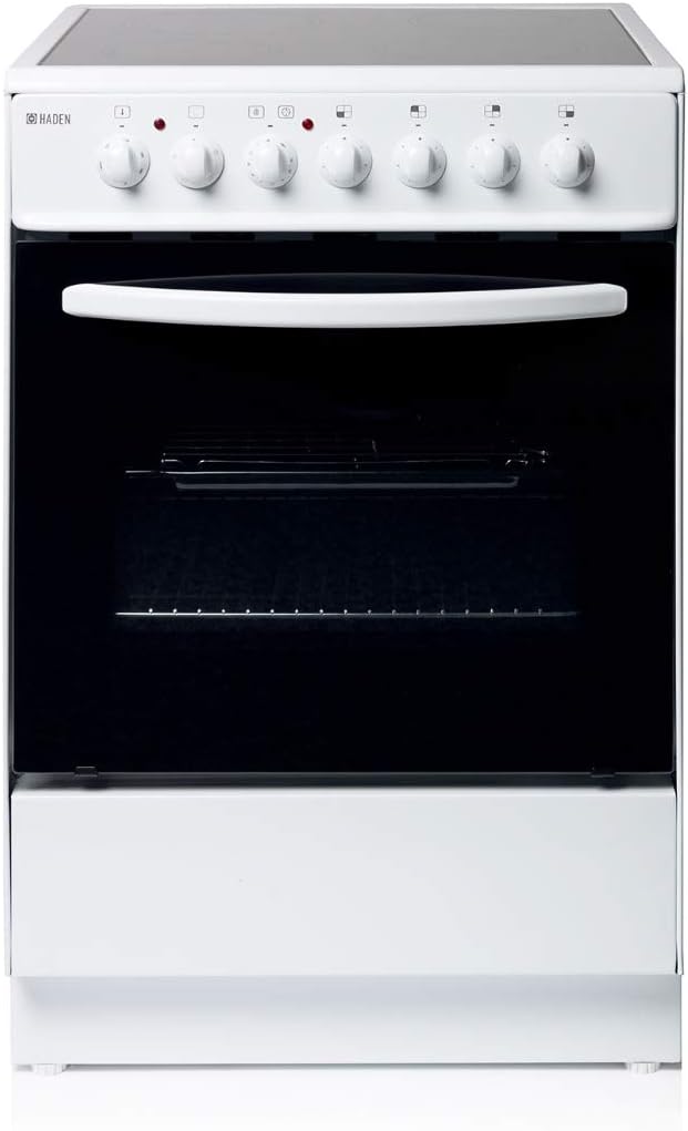 Haden 60cm Freestanding Electric Cooker 4 Zone Ceramic Hob 64L Oven
