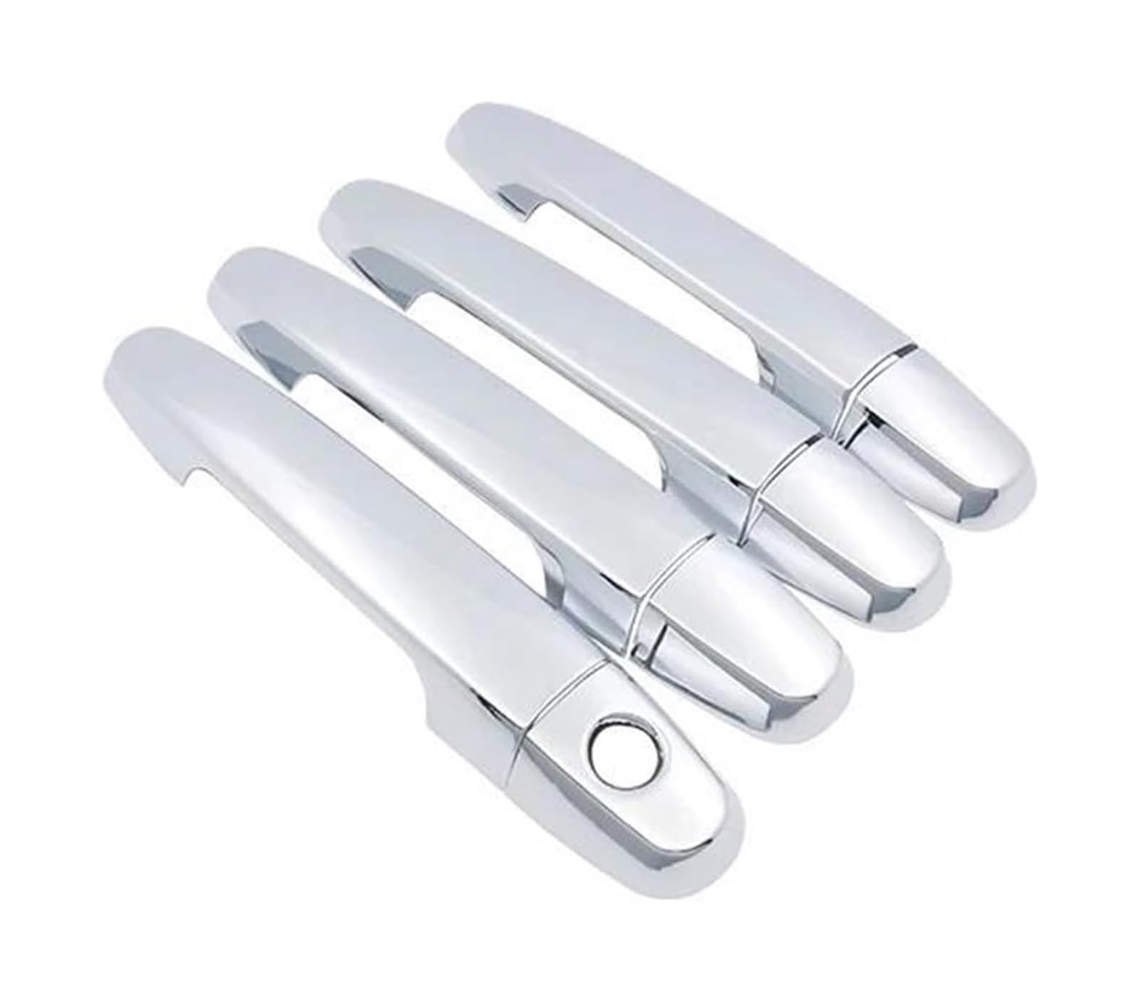 Hckclmbmzw C For Peugeot 108 2015 2016 2017 2018 2019 2020 2021 Ar Exterior Door Handle Over Trim Set Hrome Gloss Accessories Door Handle Over(C)