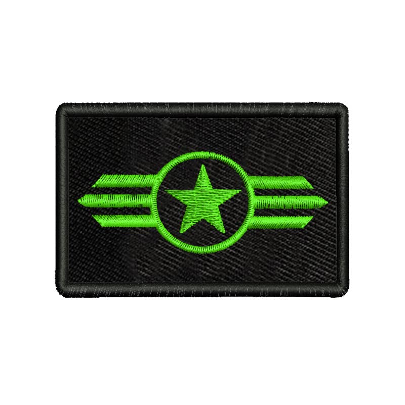 ISEE 360 Embroidered Sweable Star Wings Logo Applique Patches for Jackets Riders Boys Girls Jeans Bags Clothes Dress Any Garments L x H 3 x 2 inch (Green) (B0BDVR1RLB) Amazon Price History, Amazon Price Tracker