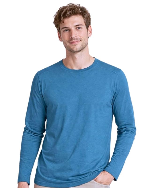 Mens Merino Wool Bamboo Polyester Full Sleeve Thermal Tops-image-47