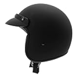 TCMT Dot 3/4 Open Face Adult Helmet for Scooter Moped Cruiser Cafe Racer Retro Vintage Street Bike Motorcycle Helmet