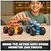 Monster Jam Smash & Bash SmashBot Playset with Launcher, Exclusive 1:64 Scale Monster Truck, 15-Inch Repairable Robot, Kids Toys for Boy and Girls Ages 3 and up