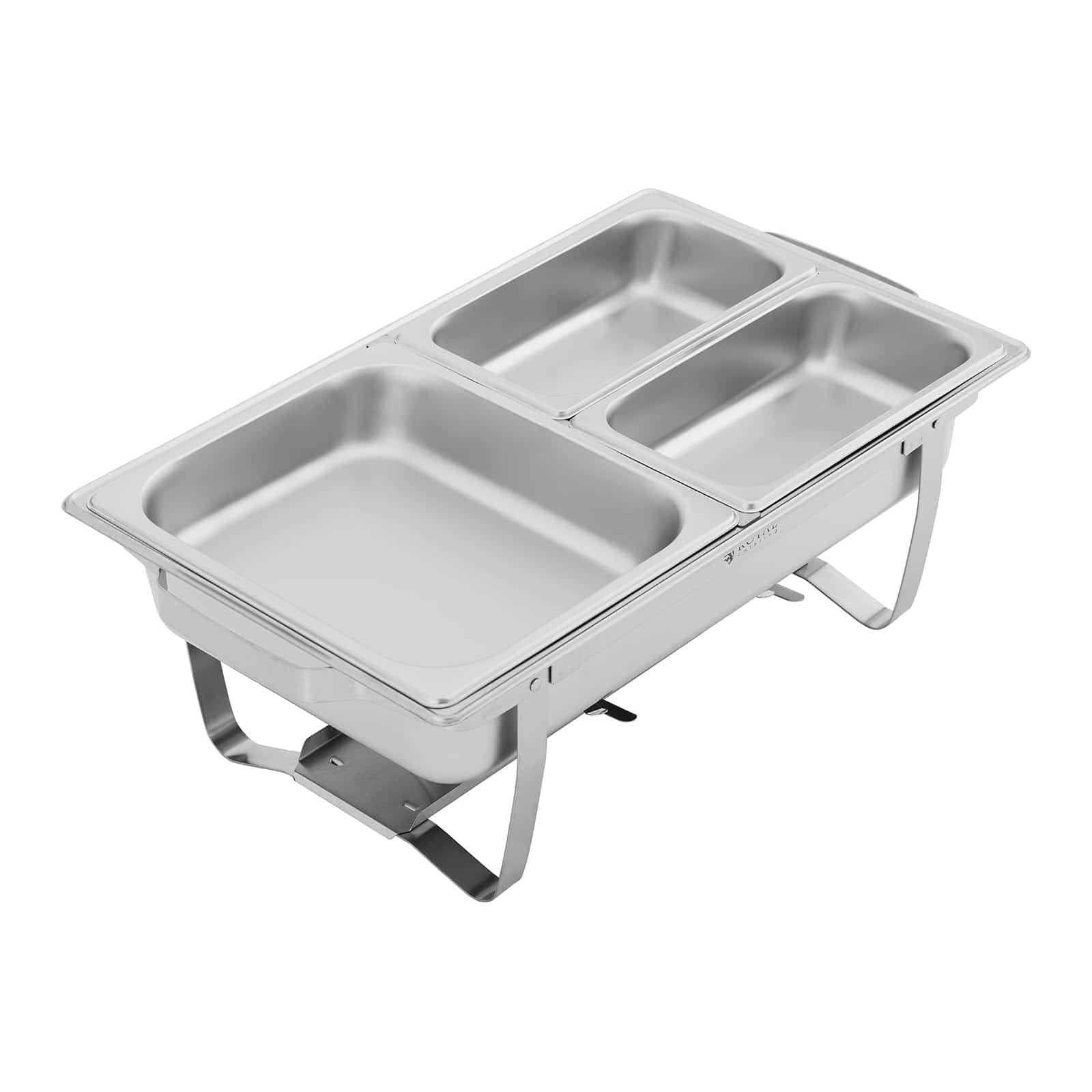 Royal Catering RCCD_RT18_9L Chafing Dish GN 1/1 9 L 2 brandstoftank 500 x 300 x 60 mm Warmhoudcontainer Rechaud
