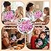 Pink Rose Bouquet Flowers Building Set, 834Pcs Roses Artificial Flowers Botanical Collection Compatible with Lego Flowers for Adults Christmas Anniversary Valentines Day Gifts for Mom Her Women