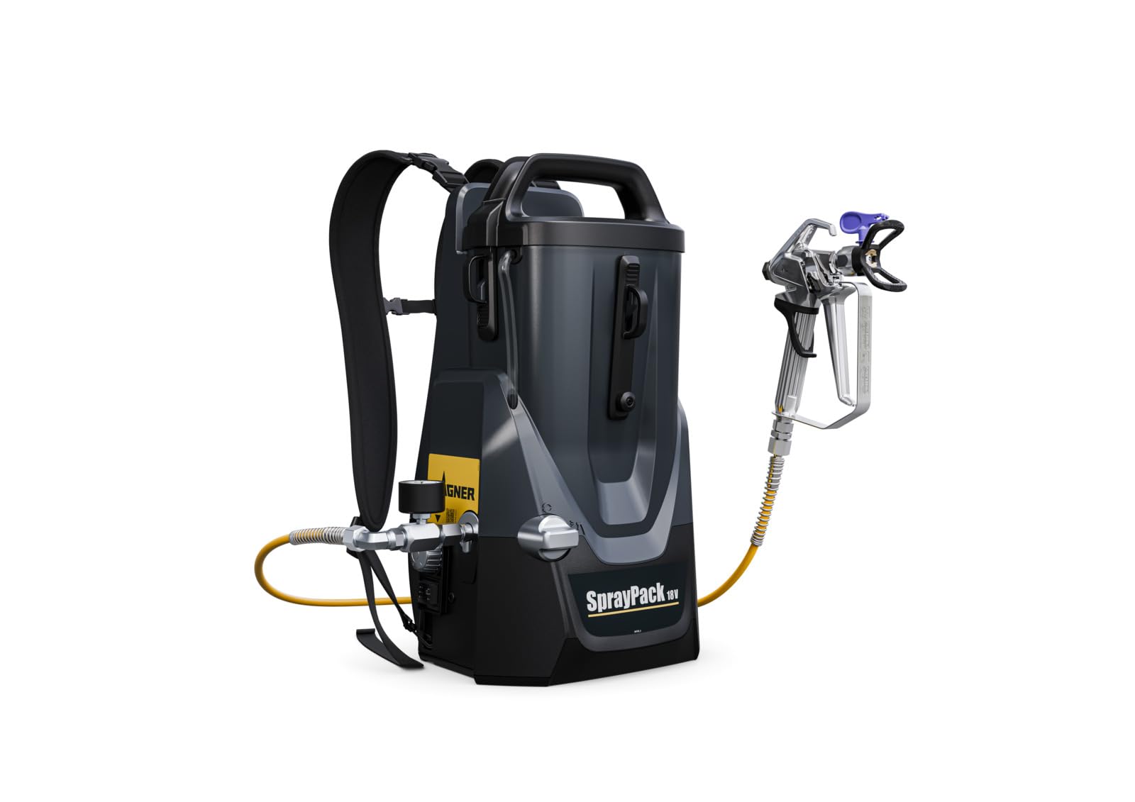 WAGNER Spruzzatore airless ricaricabile SprayPack 18V, lo spruzzatore airless senza fili per finiture perfette *batteria e caricabatterie inclusi*